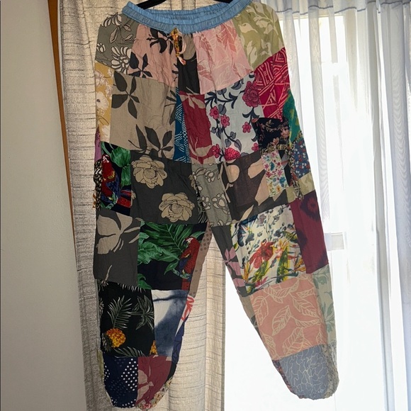 no brand Pants - Colorful Patchwork Pants